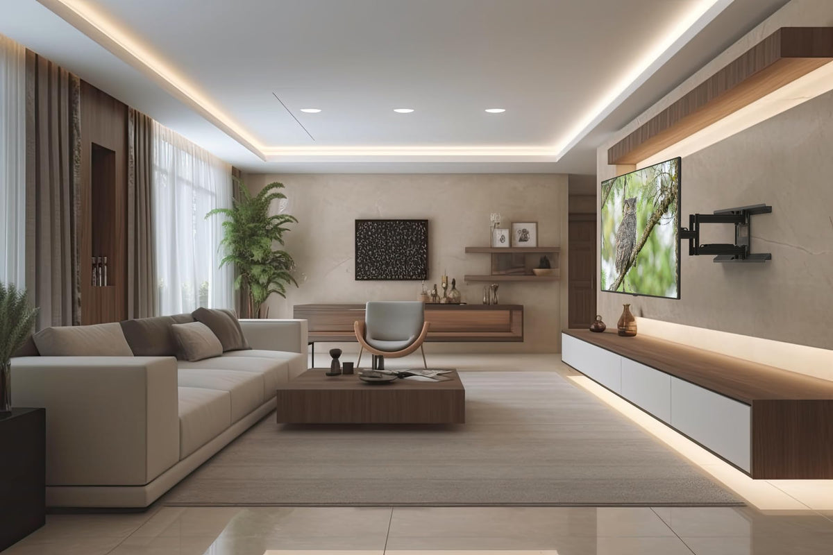 Kanto PDX650 80-degree swivel for wide room viewing