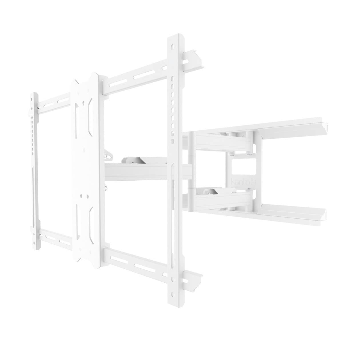 Kanto PDX650W cable management raceways keep cords tidy and out of sight.