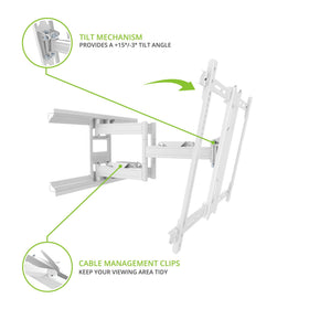 Kanto PDX650W heavy-duty steel frame supports up to 125 pounds securely.