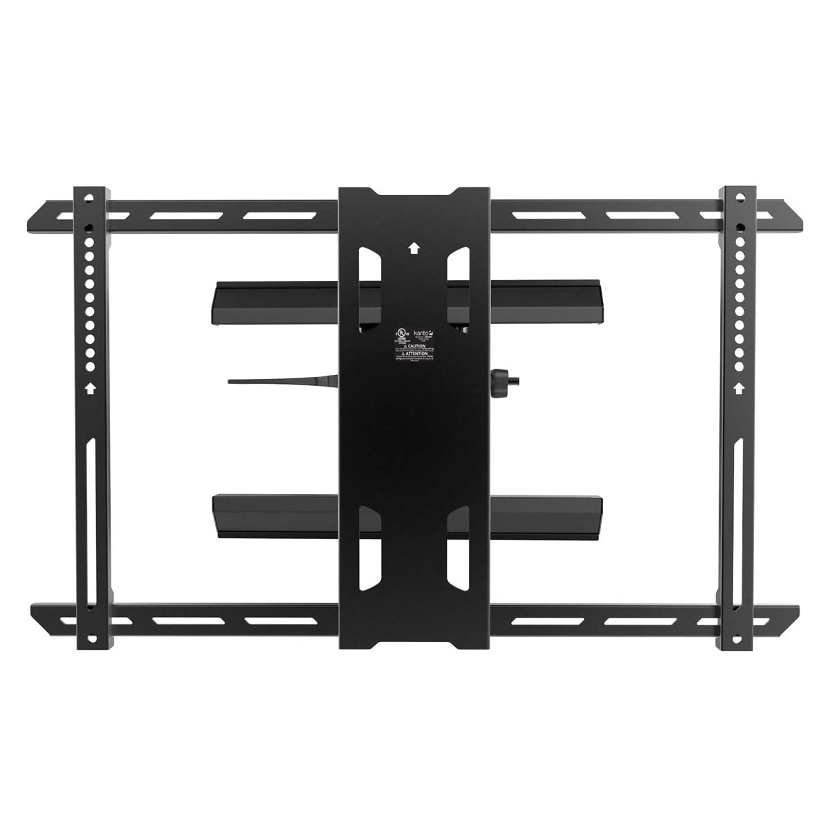 Kanto PMX660 slim wall profile retracted for a clean look