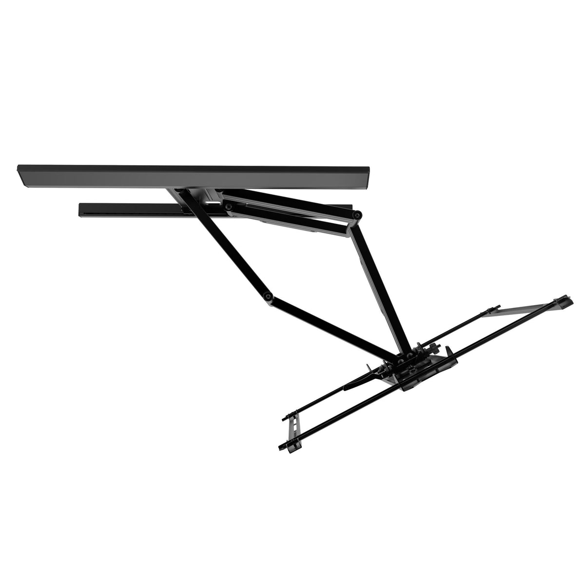 Kanto PMX700 Pro integrated cable management keeps cords neat.