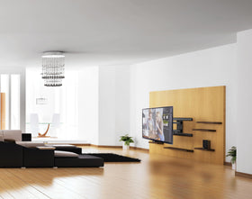 Kanto PMX700 Pro compatible with 50–100 inch TVs for flexible setup.