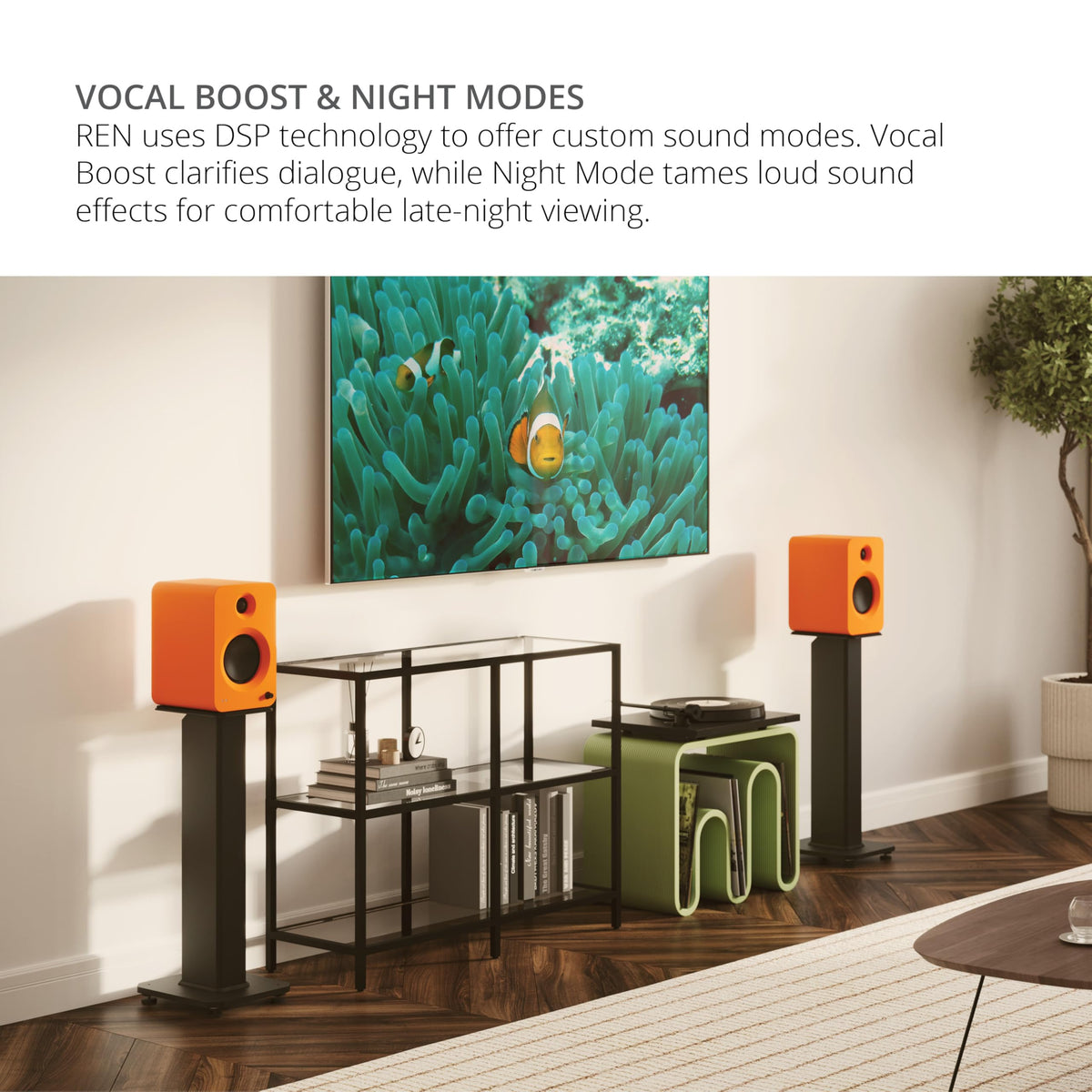 Kanto REN Bluetooth 5.3 streaming for wireless listening