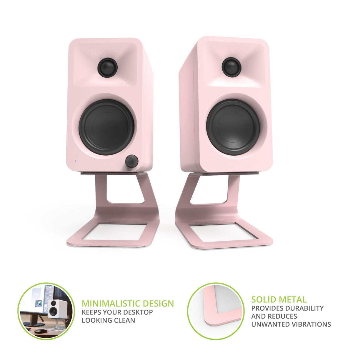 Kanto SE2 closeup of 1.5mm silicone pad absorbing vibration for clearer sound