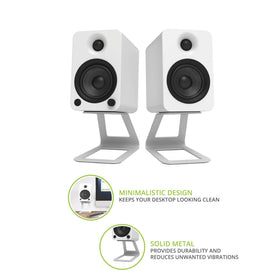 Kanto SE4 damping padding close-up shows 2.0 mm silicone cushioning for reduced resonance.