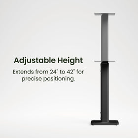 Kanto SPH dual-screw locking system helps minimize vibrations for clear audio.