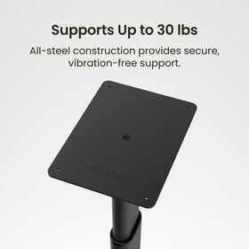 Kanto SPH minimalist black finish complements modern interiors.