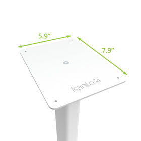 Kanto ST34 hides cables inside steel column for neater setup
