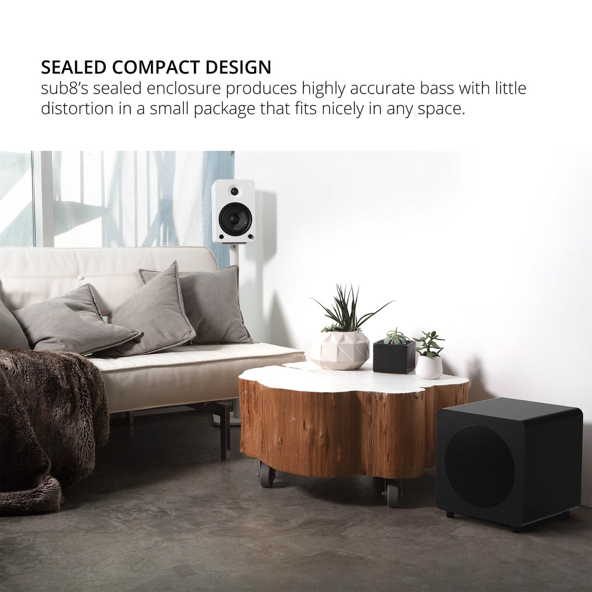 Kanto SUB8VMW durable materials ensure long-term reliability