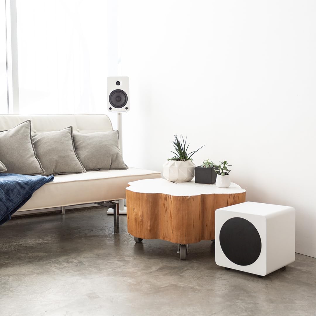 Kanto SUB8VMW setup and pairing with existing speakers