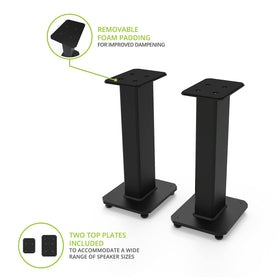 Kanto SX22 fill bags column reduces resonance for cleaner sound