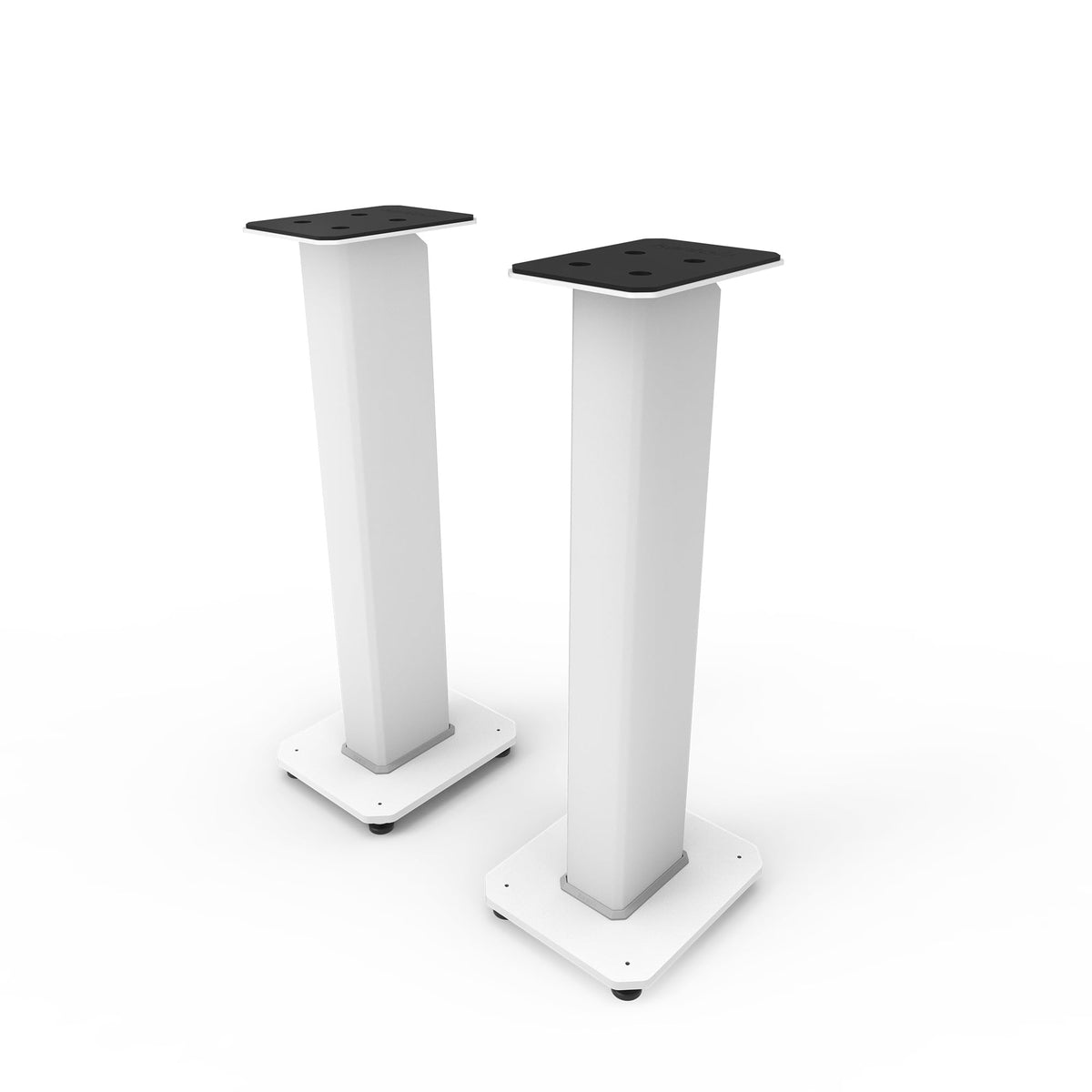 Kanto SX30 30-inch stand base provides stable support for bookshelf speakers.