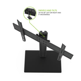 Kanto TTS100 safety tether secures the stand to the wall