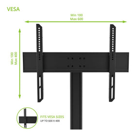 Kanto TTS100 swivels up to 30 degrees for versatile seating angles