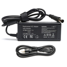KAQIAR 65W laptop charger front view for HP notebooks, reliable power on the go