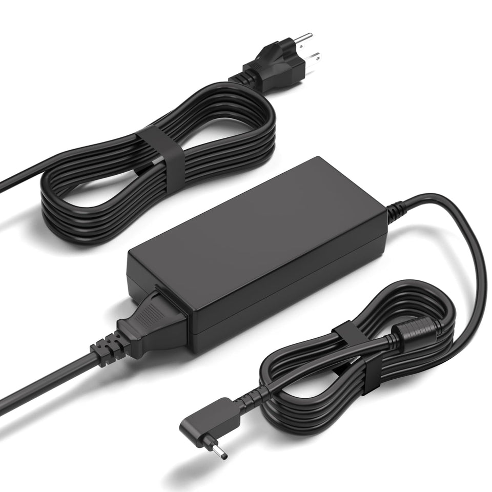KAQIAR 65W round-tip LG Gram charger, ultra-slim travel companion.