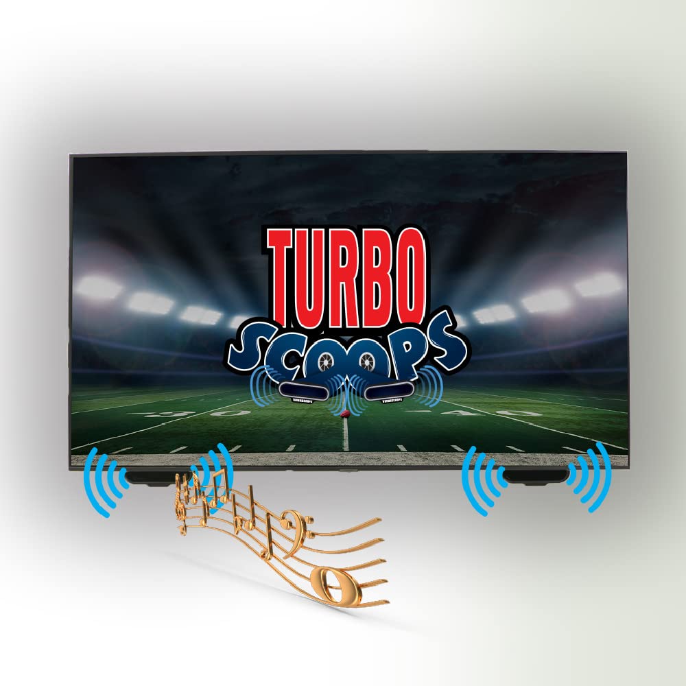 KARE TurboScoops redirects TV down-firing audio toward the listener for clearer dialogue.