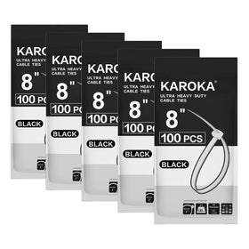 Karoka front packaging showing 500-pack and product benefits for inventory control
