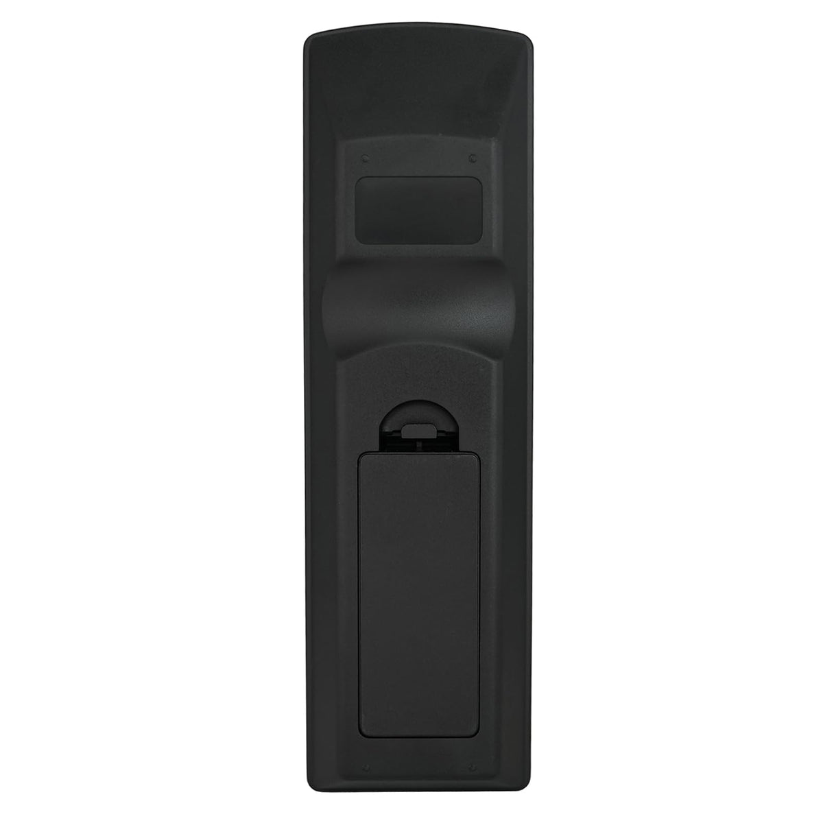 Kassionel remote pointed at Sylvania TV demonstrating simple plug-and-play benefit
