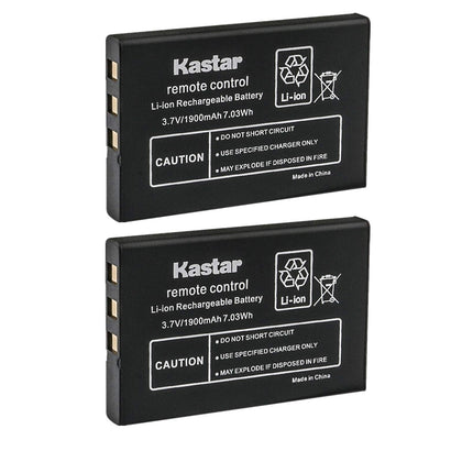 Kastar front packaging showing 2-pack batteries and model compatibility benefit