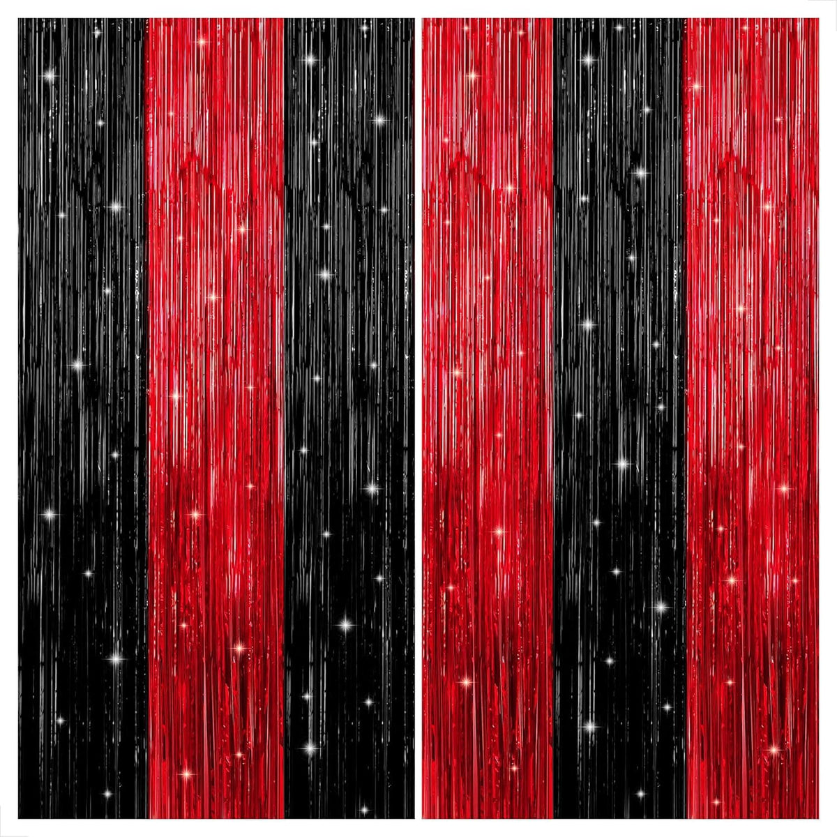 KatchOn front packaging showing two red and black fringe panels, instant visual impact