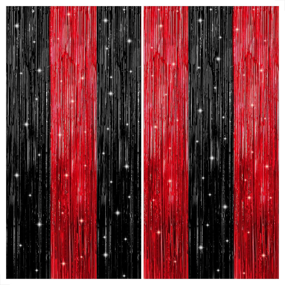 KatchOn front packaging showing two red and black fringe panels, instant visual impact