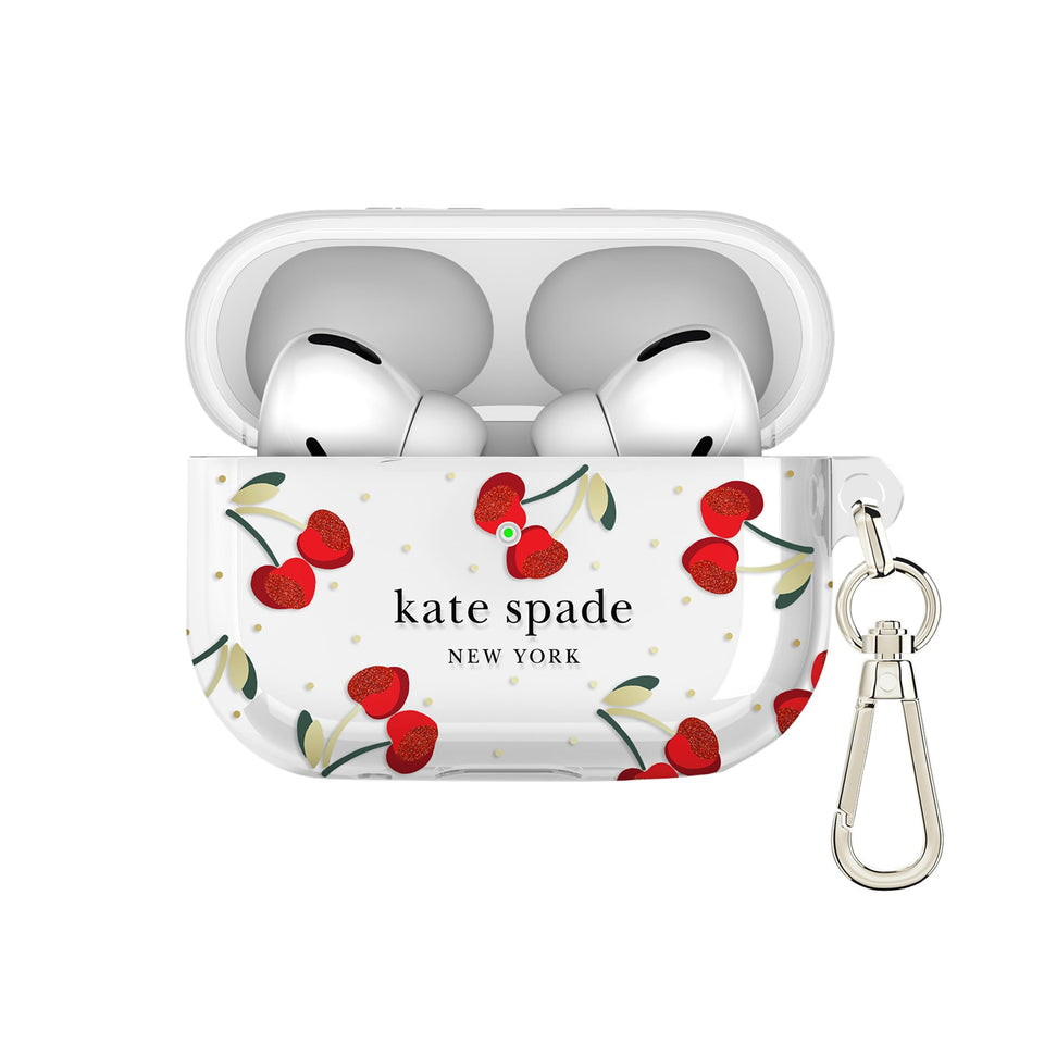 kate spade new york Cherry Dot front view showing protective fit and stylish finish