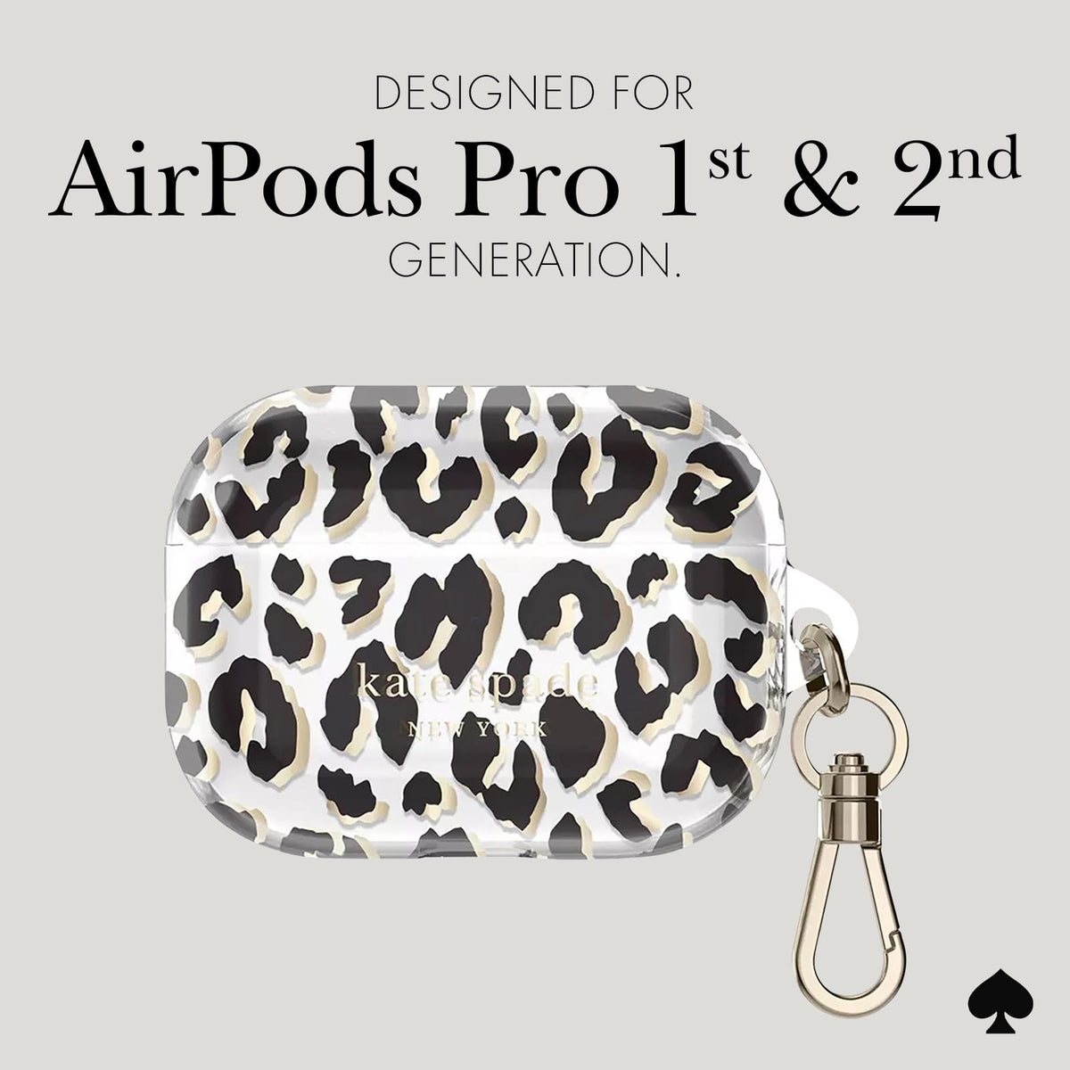 kate spade new york textured TPU edges showing impact protection benefit