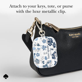 kate spade new york silver keychain clip attached showing quick carry and convenience benefit