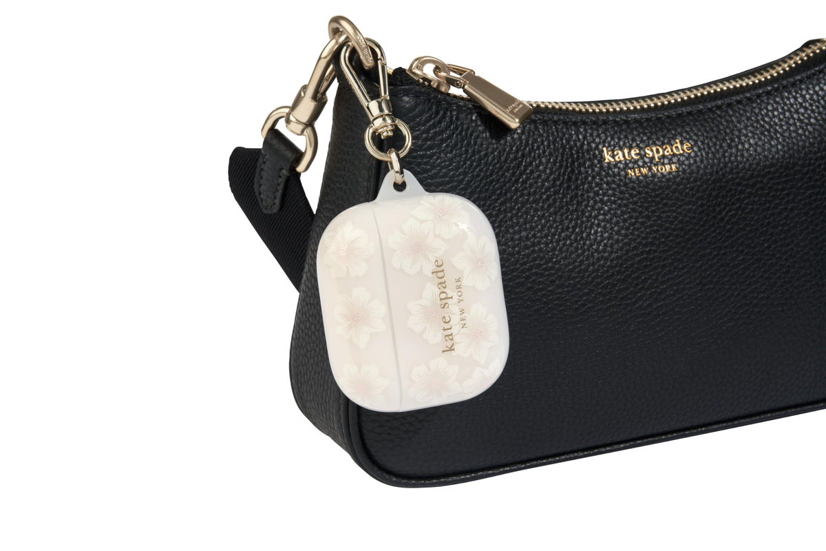 kate spade new york Hollyhock Cream AirPods case packaging includes warranty