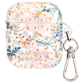 kate spade new york AirPods case, multi floral rose, lightweight yet durable