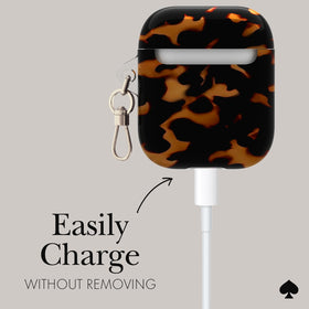 kate spade new york AirPods case two-piece TPU shields AirPods from scratches