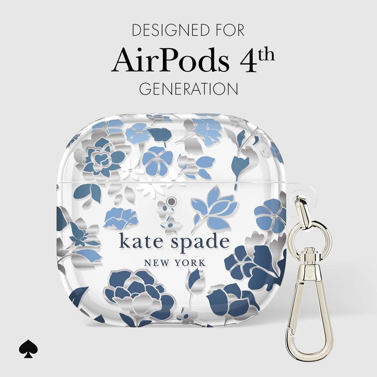 kate spade new york cut-outs and LED window visible for charging convenience