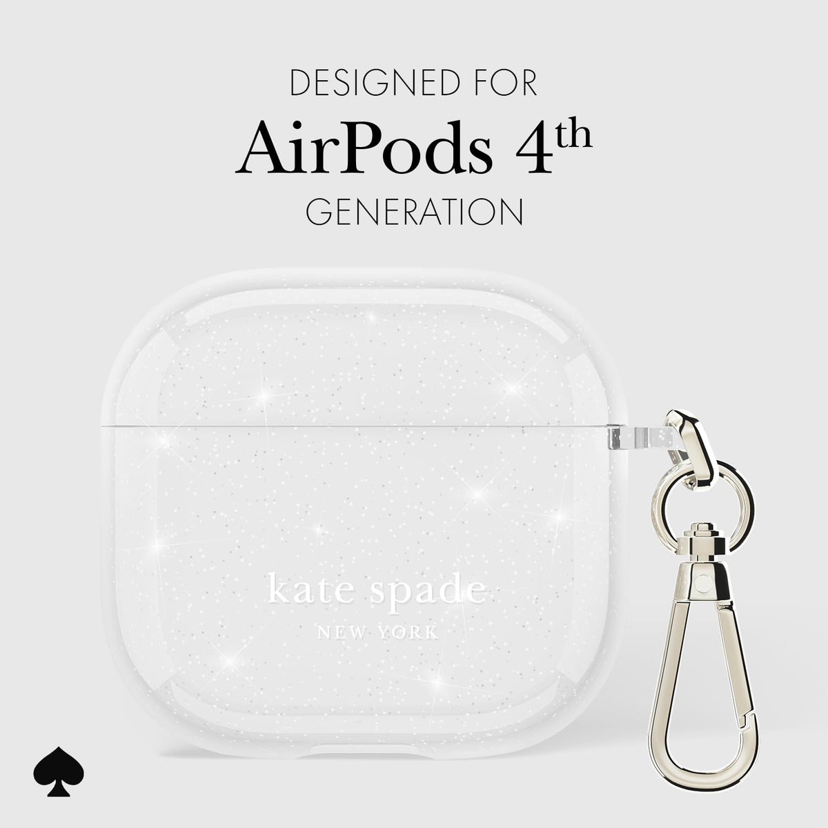 kate spade new york bottom view with USB port cutout and charging access benefit
