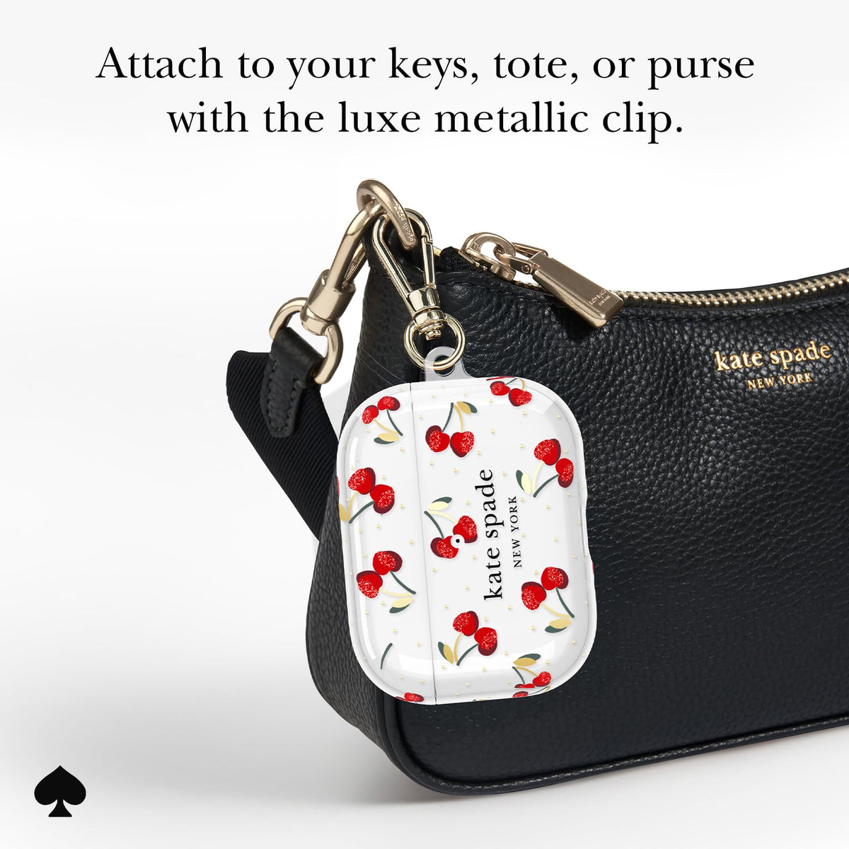 kate spade new york case on wireless pad showing charging compatibility