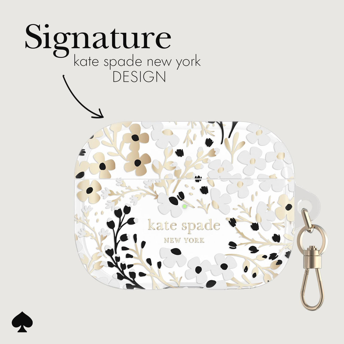 kate spade new york close-up of TPU texture showing shock-absorbing protection benefit