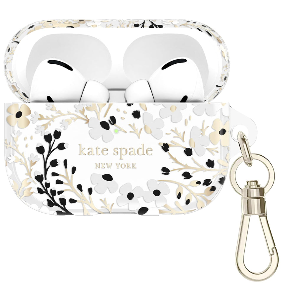 kate spade new york front view showing multi floral case and protective fit benefit