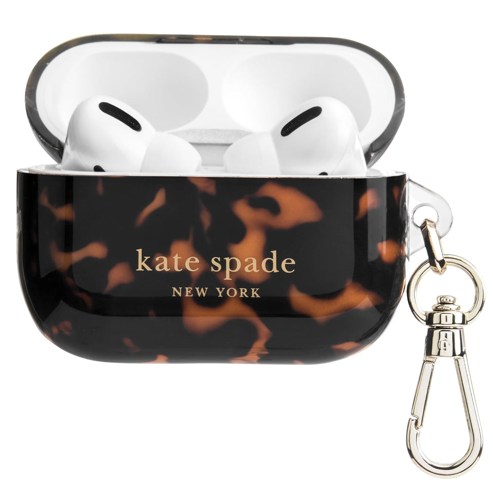 kate spade new york front view of tortoiseshell case showing design and protection