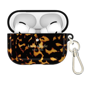 kate spade new york front view showing transparent tortoise design and protection