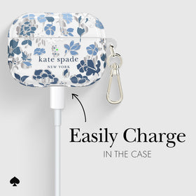 kate spade new york gold keychain ring attached to case for secure hands-free carry