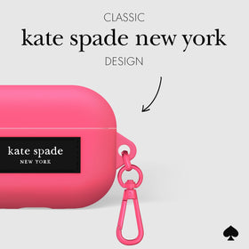 kate spade new york detailed keychain ring attachment showing easy portability benefit