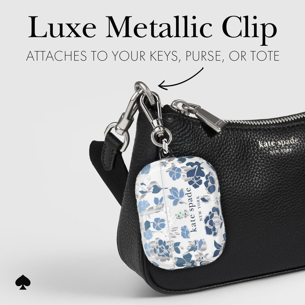 kate spade new york LED cutout and Lightning port access for charging visibility