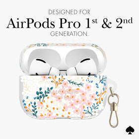kate spade new york case clipped to a bag showing easy access benefit