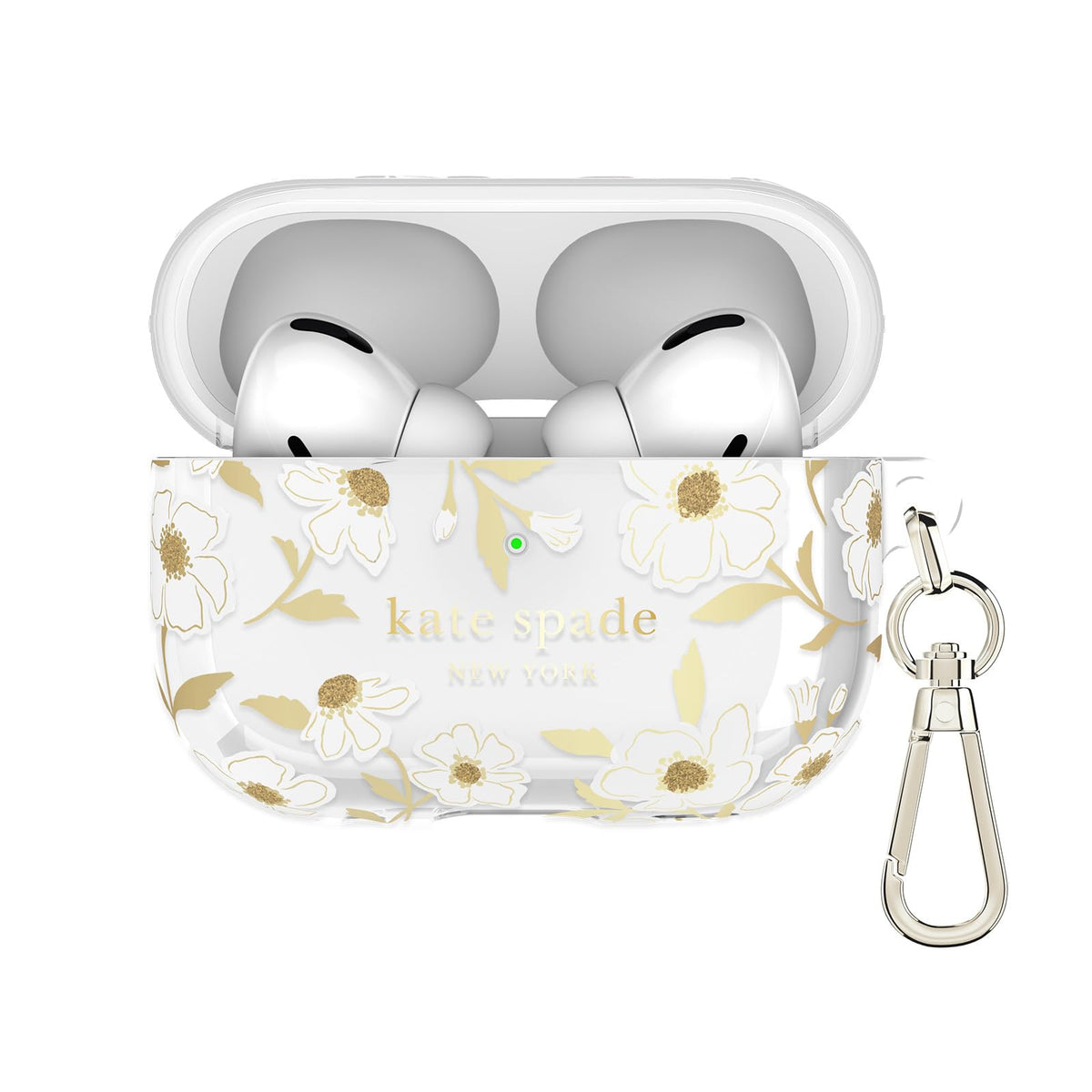 kate spade new york front view showing floral design and protective fit benefits