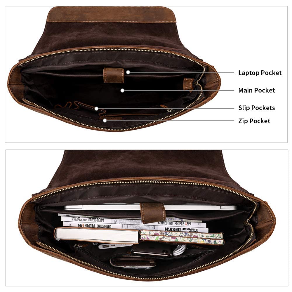Kattee 15.6-inch laptop compartment protecting device during travel