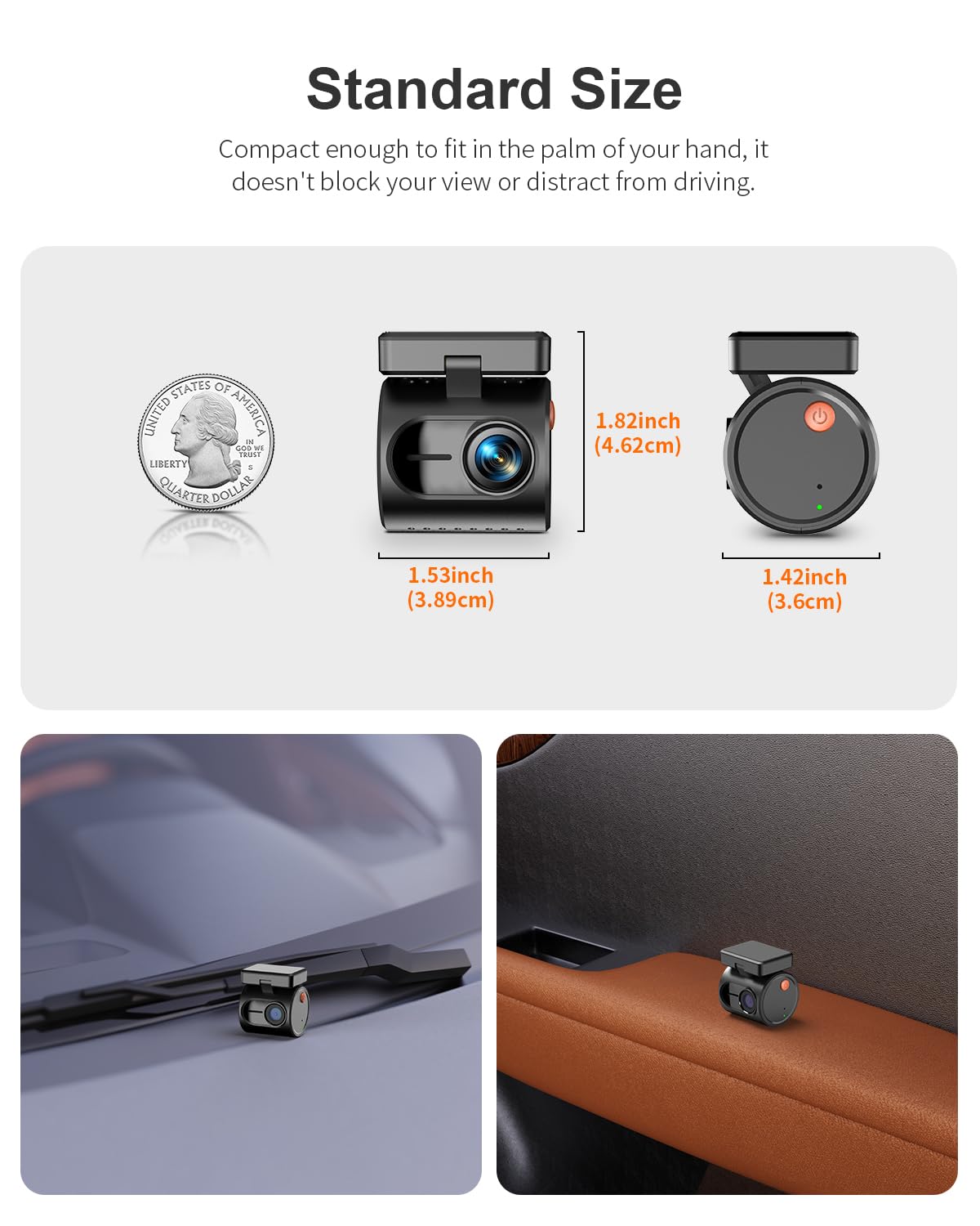 KAWA app on smartphone showing Wi‑Fi live view and easy access benefit