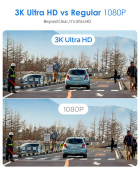 KAWA dash cam mounted in car windshield demonstrating discreet placement and safety