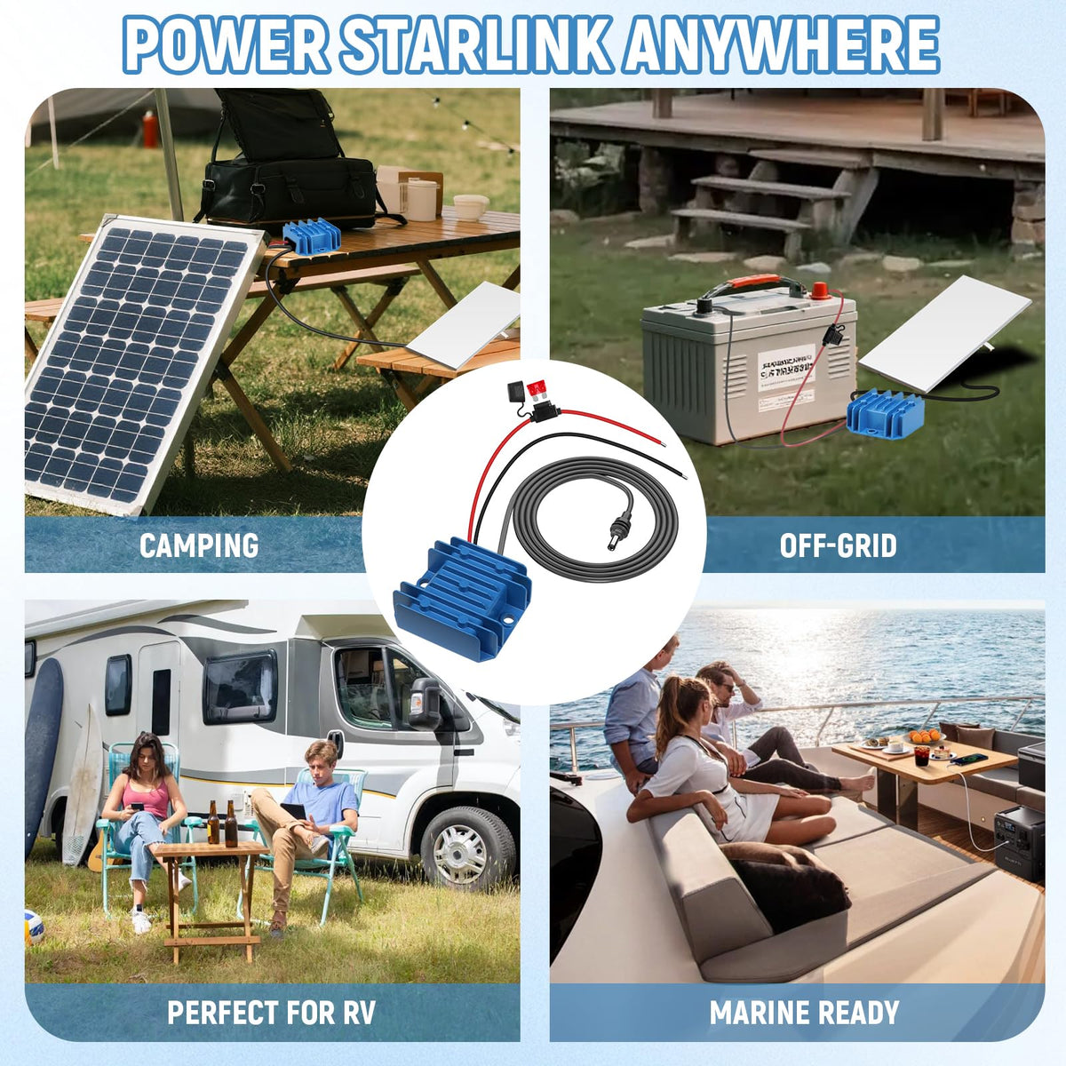 KAYCQYIN Starlink Mini detachable clips enable flexible mounting