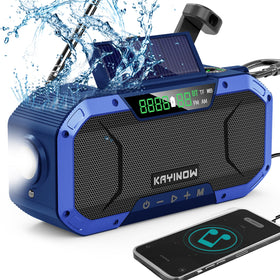 KAYINOW Emergency NOAA Radio front view for quick weather alerts and reliable power