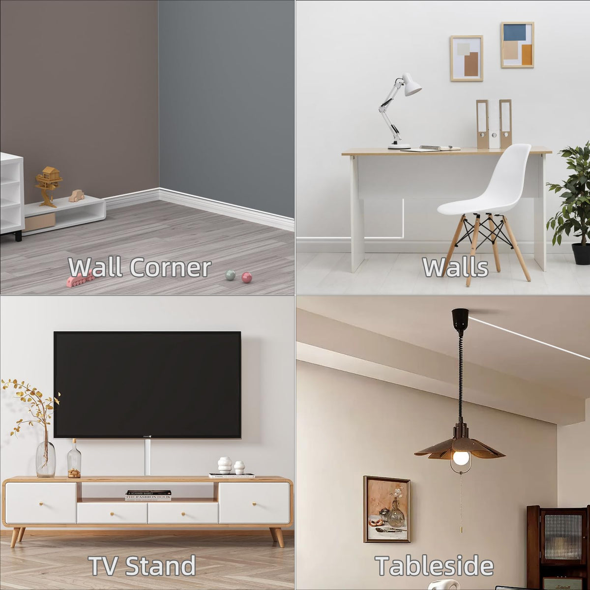 Kayleinster modern cord hider blends with decor while concealing cables
